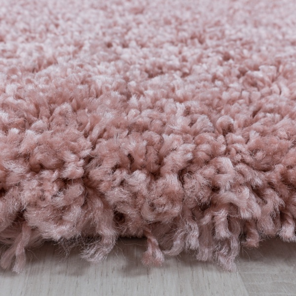 Sydney Shaggy Plain Rose Rug